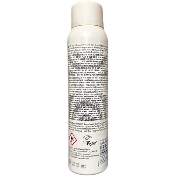 🔥SALE Authentic Beauty Concept Glow Touch Finish Spray 5.0oz Vegan Hair Shine - Picture 3 of 4